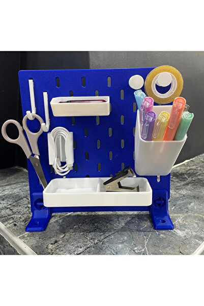 PilCo Masaüstü Ayaklı Pegboard Çalışma Masası Düzenleyici Pano Seti - 8 Parça...