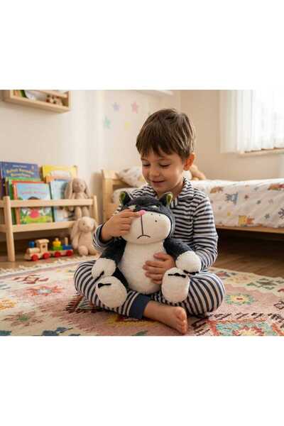 Toyzoy Toys Sinirli Kedi 45 cm – Komik & Sevimli Peluş Oyuncak