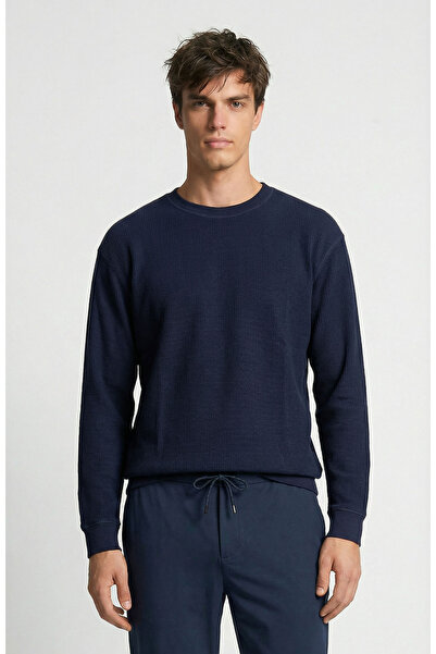 Network Lacivert N-Tech Merserize Sweatshirt