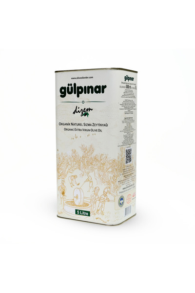Dizem Organik Ayvalık Erken Hasat Naturel Sızma Zeytinyağı 5 Lt - Doğal Bakım