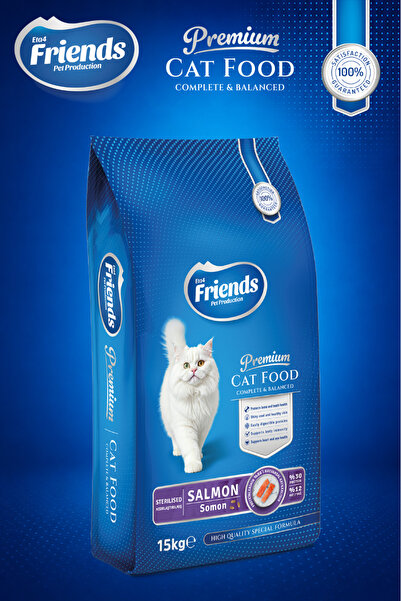Friends Premium 15 Kg Somonlu Kısır Yetişkin Kedi Maması