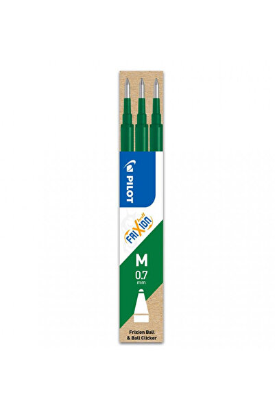 Pilot Rezervă roll-on Frixion Ball 0.7 mm, set 3 bucăți, verde