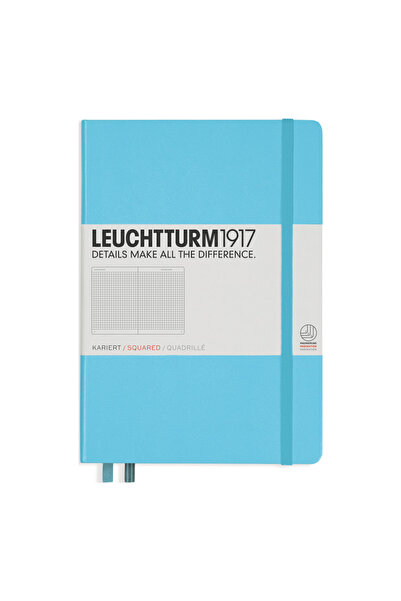 Leuchtturm Caiet A5 cu copertă rigidă, albastru, pentru aritmetică