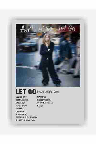 fırsatlar diyarı Avril Lavigne - Let Go Duvar Posteri - Duvar Dekoru - Kalın ...