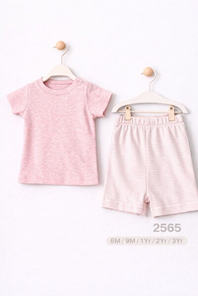 For My Baby Baby Girl T-Shirt Shorts 2-Piece Set