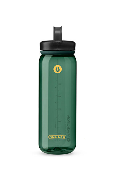 Hydrapak Recon Clip & Carry 750ml Water Bottle (Aspen Green), Tritan Renew BP...