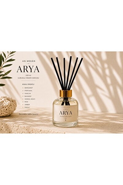 AN CANDLE ATELIER AN Mekân Arya 100 ml Çubuklu Mekân Kokusu