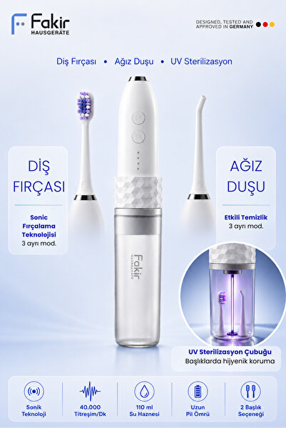 Fakir ProbiWash Go 2in1 Elektrikli Diş Fırçası-Ağız Duşu/İkisi Bir Teknoloji