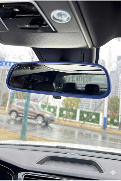 TKY Tasarımı Kendin Yap Tky Navy Blue Rearview Mirror Protective Frame - Deco...