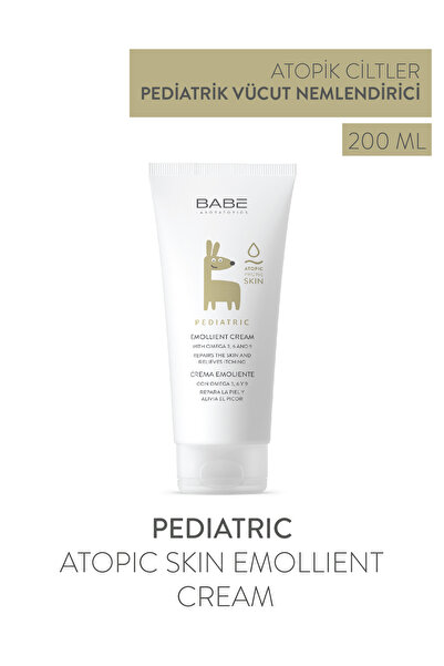 Babe Laboratorios Pediatric Atopic Skin Emollient Cream 200ml - Bebek ve Çocu...