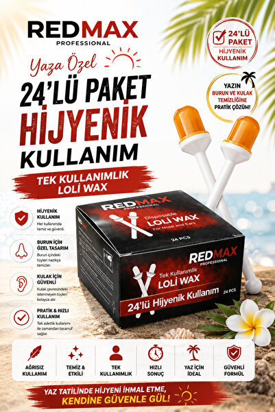 Redmax Professional Loli Wax Ağda Burun Ve Kulaklar İçin Tek Kullanımlık Ağda...