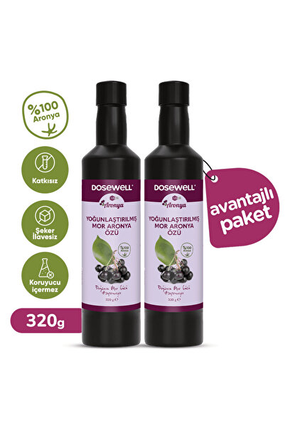 Mor Aronya Yoğunlaştırılmış Aronya Özü 2’li Paket