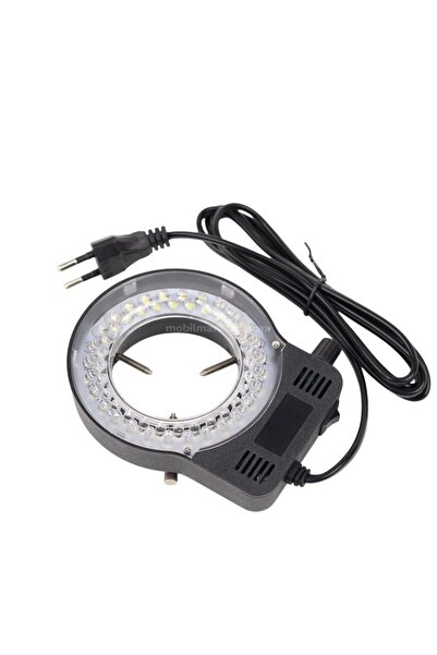 MBL 56 LED Dimlenebilir Mikroskop Işık Kaynağı Siyah | Ayarlanabilir Halka LE...