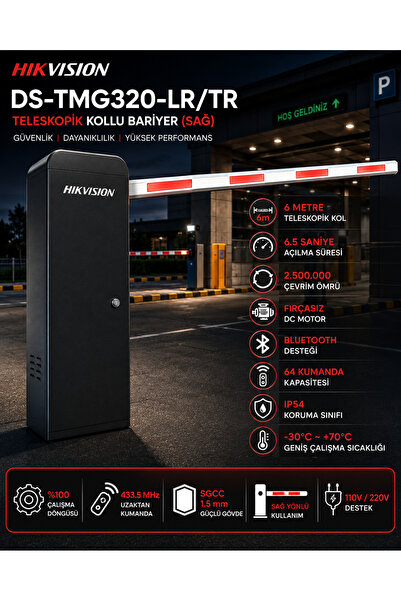 Hikvision Teleskopik Kollu Bariyer