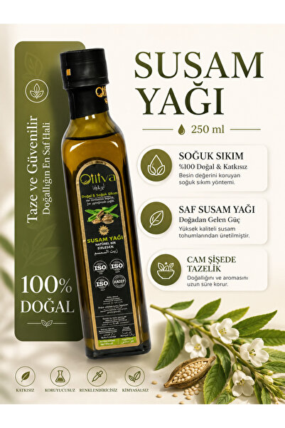 OILIVA GIDA SAN. VE DIŞ TİC. LTD. ŞTİ. %100 Doğal Saf Soğuk Sıkım Susam Yağı ...
