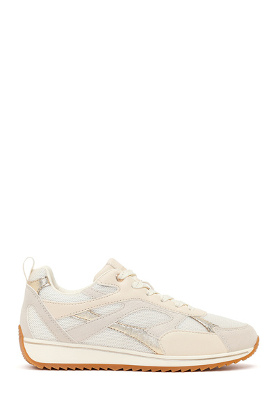 Derimod Kadın Bej Bağcıklı Sneaker 26PFE457514