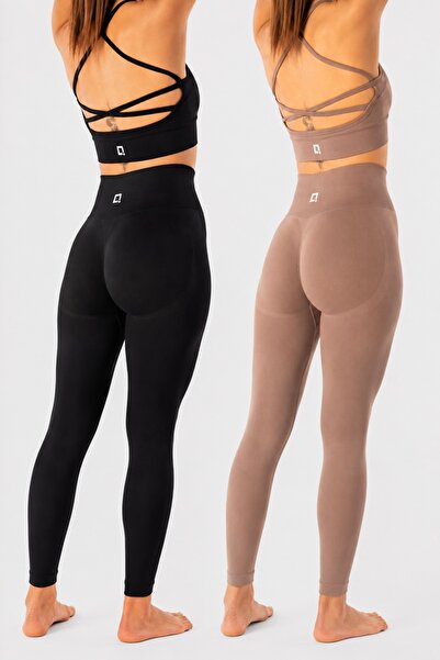 HARSFIT 2-Pack Briza Seamless Scrunch High Waist Sports Leggings