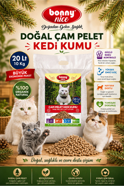 Bonny Nice Yavru/Yetişkin için %100 Biyobozunur-Astımlı ve Alerjik için Doğal...