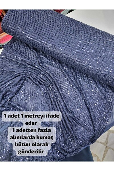 Home Zara Payet Kumaş Giyimlik Süslemelik alanlar için uygundur ( Lacivert 10...