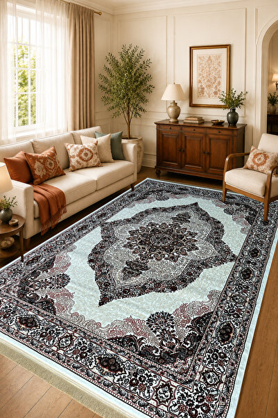 ünalcarpet 4 Metrekare - 6 Metrekare Modern Salon Ve Oturma Odası Halısı Yumu...