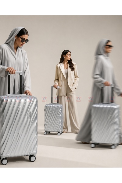 WAF Luggage Set WAVE 3PCS 20/24/28 Inch ABS & Polycarbonate Suitcase Set طقم ...