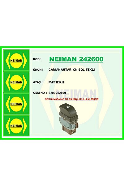 BESCHER Csmtex Cam Switch Front Left Single (184123) Ii