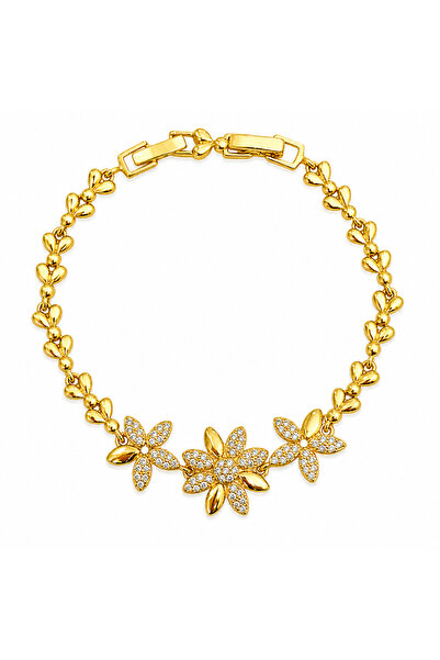 Store Diva Charm Çiçekli Yıldız Kadın Şık Bileklik