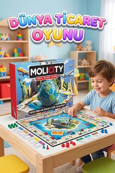 Tıfıl Toys Molipoly Emlak Ticaret Oyunu