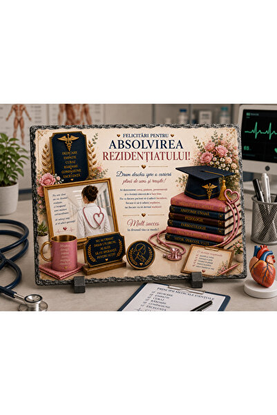 hiperborea Placă ardezie - Absolvirea Rezidențiatului pentru Doctoriță