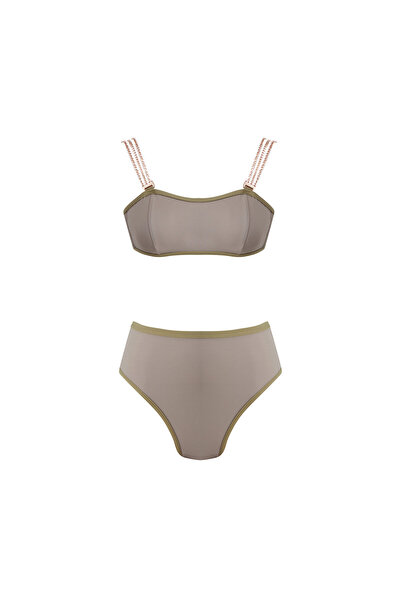 LOVEKINI Jane Grey-Green Bikini