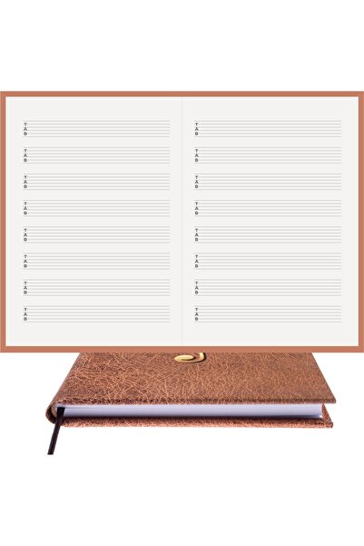 BİDEFTER Guitar Notepad (RIGHT CUT LINE WITH TAB KEY) 100% Handmade, Hand Sti...