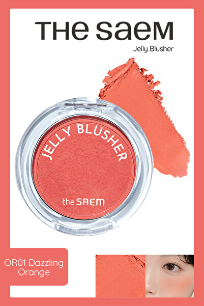 THE SAEM Jelly Blusher - Jel Allık - Or01 Dazzling Orange (VİONİNE)