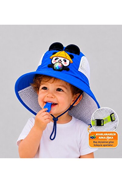 GlassySKY Panda model, prozračna mrežasta kapa za decu koja upija znoj, podes...