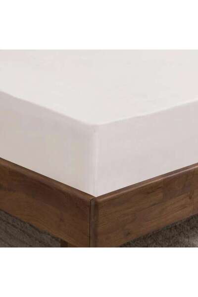 PAN HOME Classic Egyptian 400tc Queen Fitted Sheet 160x200+33cm - White