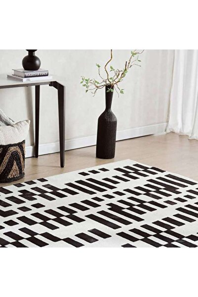 PAN HOME Ashton Textured Rug 160x230cm - Black