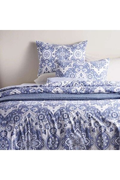 PAN HOME Medallion 7-piece Comforter Biab Set 233cm X 243cm - Blue