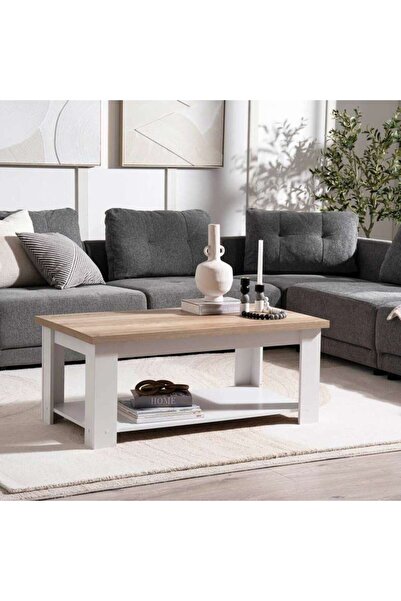 PAN HOME طاولة قهوة ألمادا - بيضاء