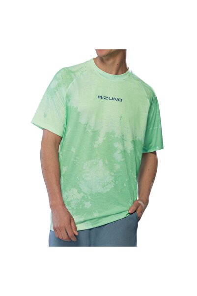 MIZUNO Tricou bărbătesc Athletics Frontier Graphic SS 2025 - Verde - S