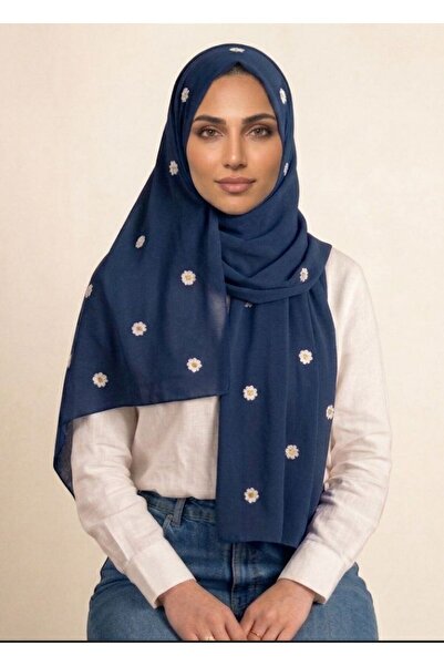 Veil Designer Navy Blue Two-Tiered Veil, a Quiet Elegance That Complements Ev...