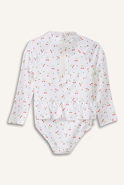 DeFacto Costum de baie floral pentru fetițe G8681A526HS