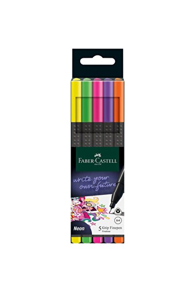 Faber Castell Pix FC Grip Finepen 2022 Neon 5x