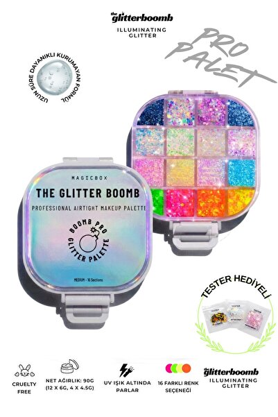 the glitter boomb - Jel glitter paleti - MAGIC BOX