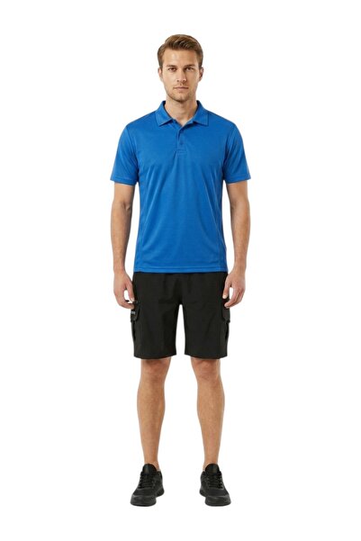 bumerangspor Men's Micro Polyester Stretch Fabric Polo Neck Fitness Sports T-...
