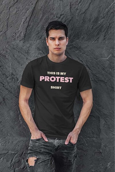 buzagi tasarım ürünleri Protest Regular Fit Black Unisex T-Shirt
