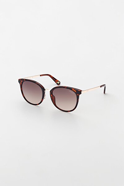 Guess GU5212 52F 53 Ekartman Kadın Güneş Gözlüğü UV400 Korumalı Kahverengi