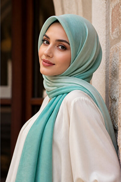 Muslima Wear Muslima French Chiffon Fabric Shawl Mint