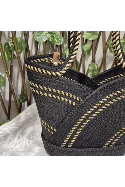 Masalımsı İlmekler Lale Model Handbag