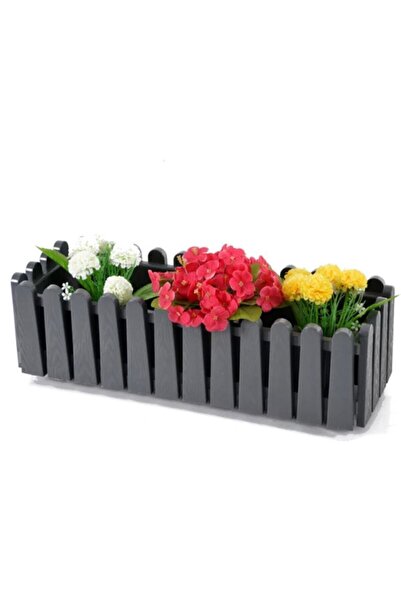 KıtayGroup Serinova Istanbul Balkon Saksı Çit Saksı (askılar Dahil) 9 Litre A...