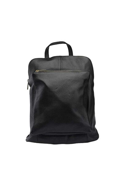 TORO NERO Rucsac negru din piele naturală pentru femei Duality