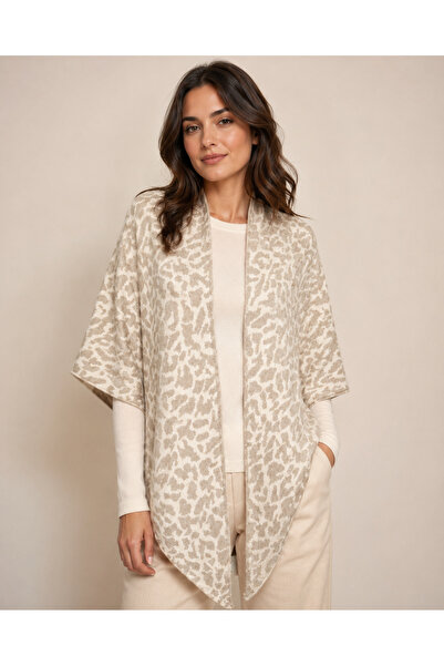 Sebir Moda imprimeu leopard Tricotaj șal triunghiular